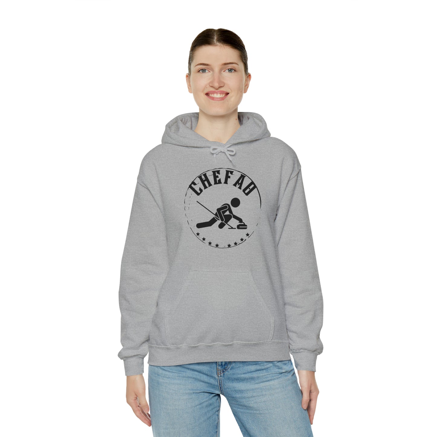 Chefao Curling II, Unisex Heavy Blend Hooded Sweatshirt