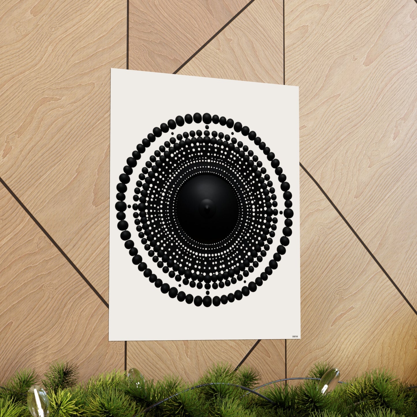 Chefao Connector Circle, Premium Matte Vertical Posters