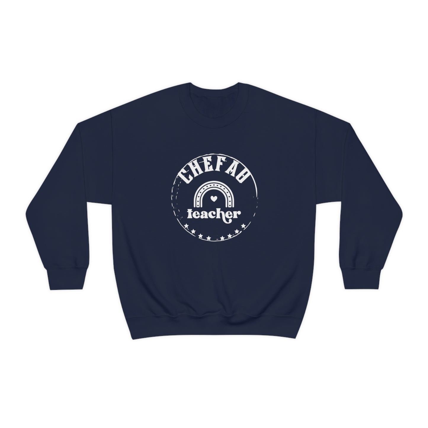 Chefao Teacher III, Unisex Heavy Blend Crewneck Sweatshirt