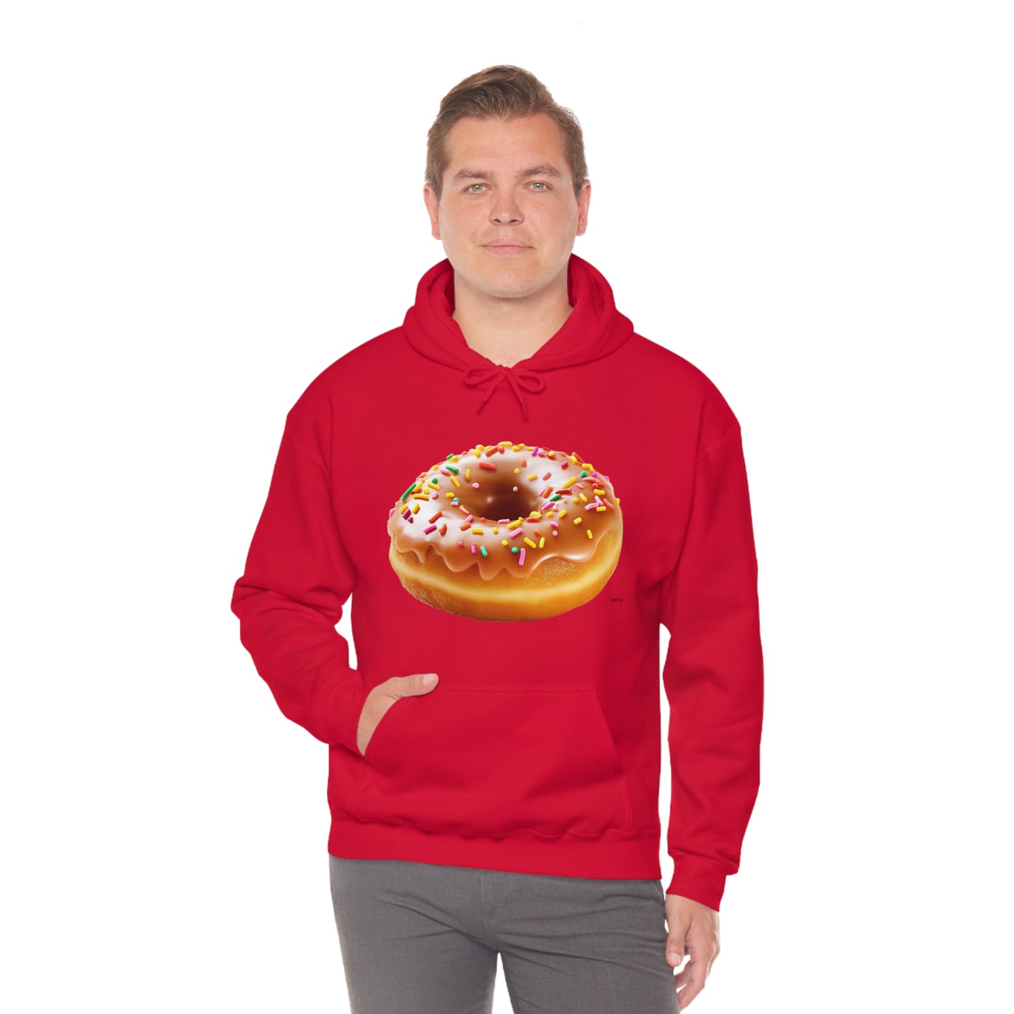 Sprinkled Donut, Unisex Heavy Blend Hooded Sweatshirt