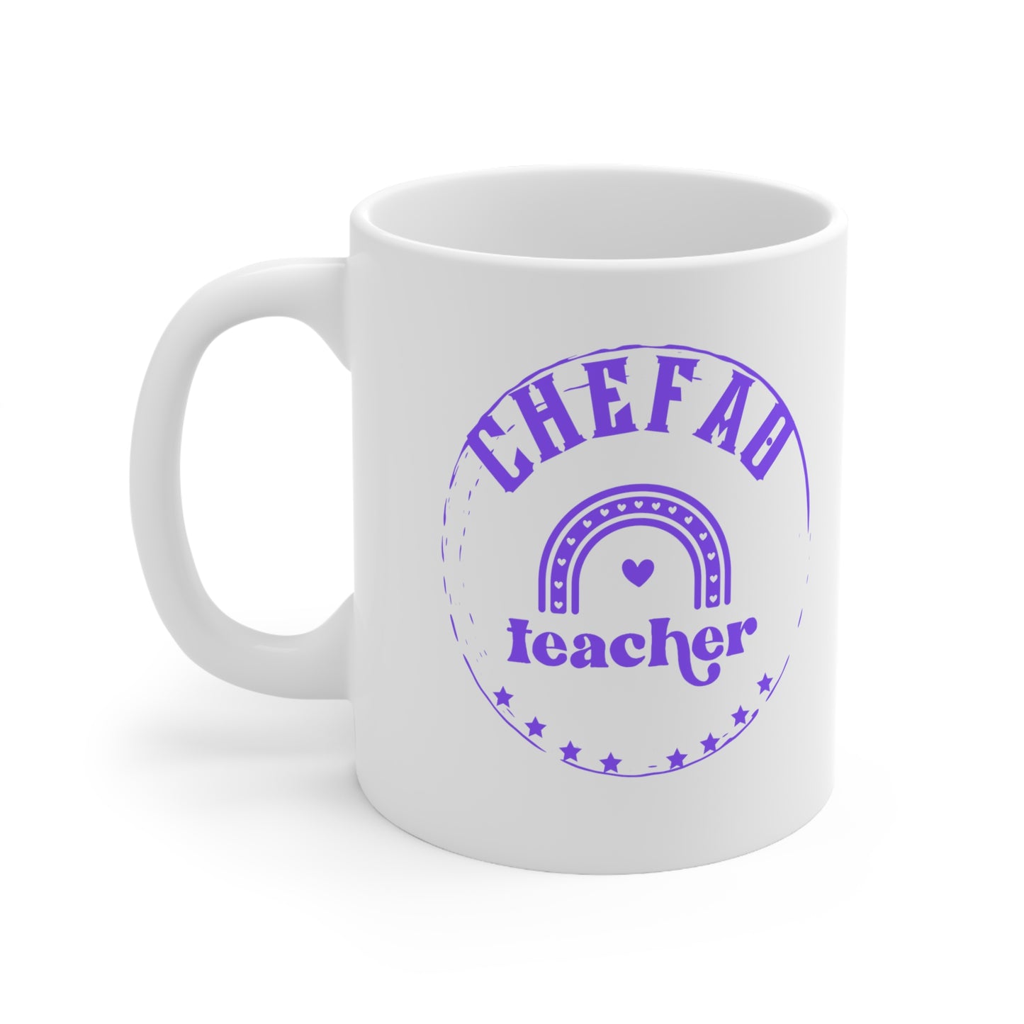 Chefao Teacher III, White Coffee Mug, 11oz