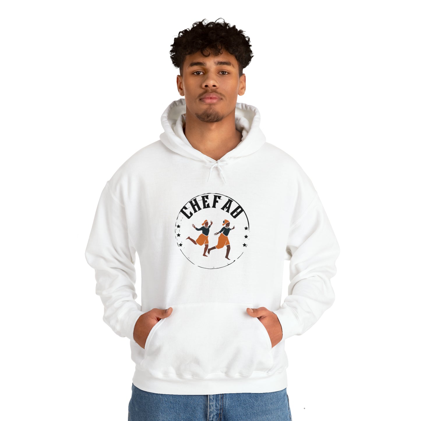 Chefao African Dance I, Unisex Heavy Blend Hooded Sweatshirt