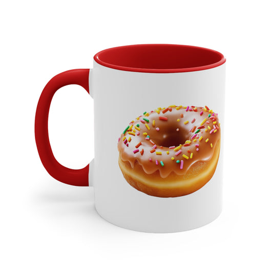 Sprinkled Donut, 11oz Coffee Mug