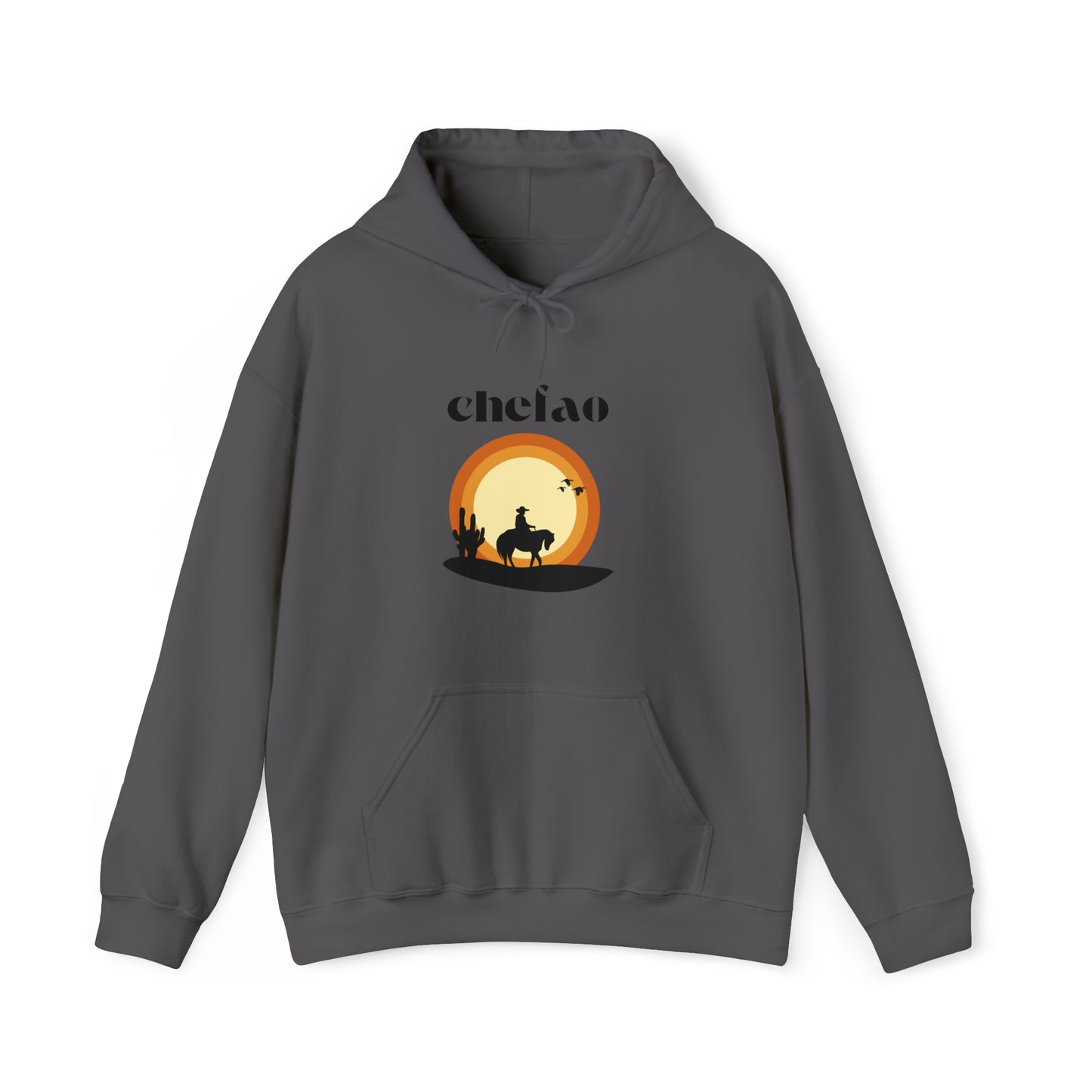 Chefao Cowboy VI, Unisex Heavy Blend Hooded Sweatshirt