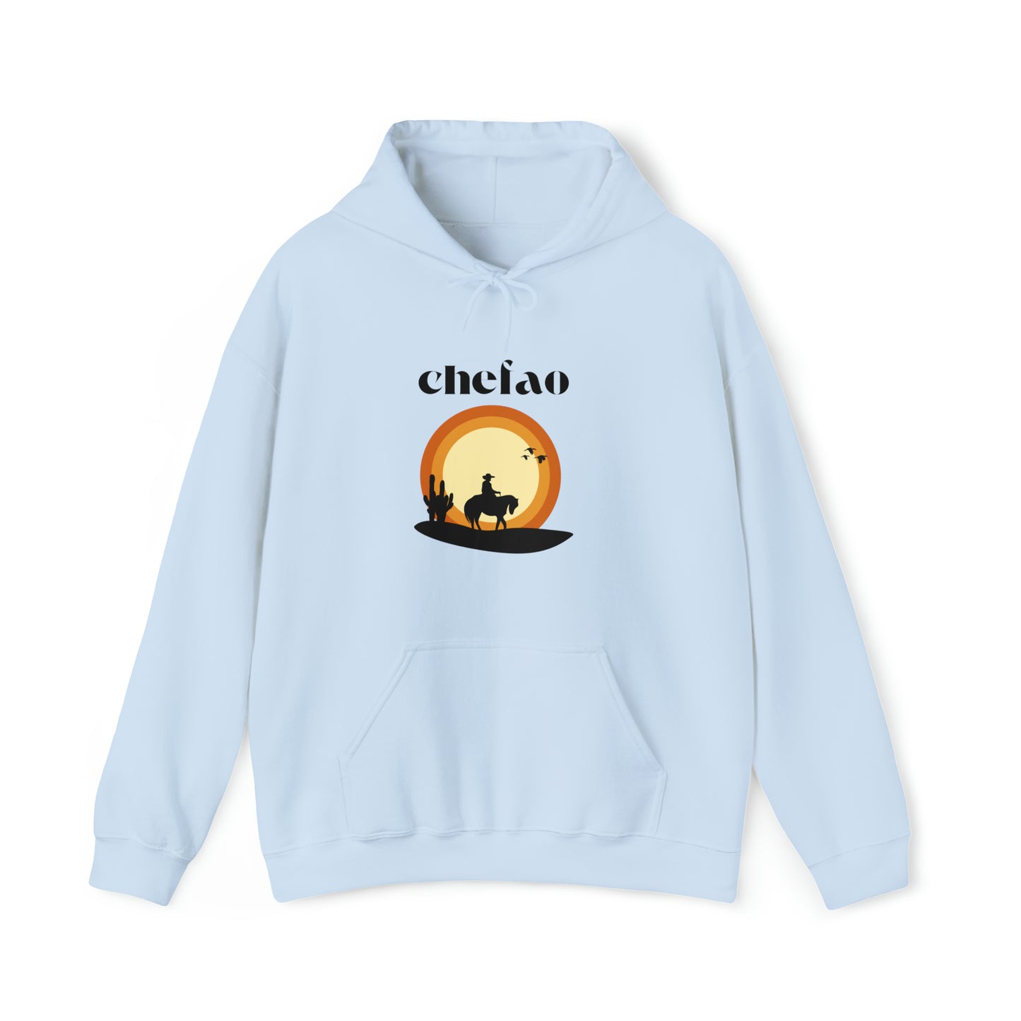 Chefao Cowboy VI, Unisex Heavy Blend Hooded Sweatshirt