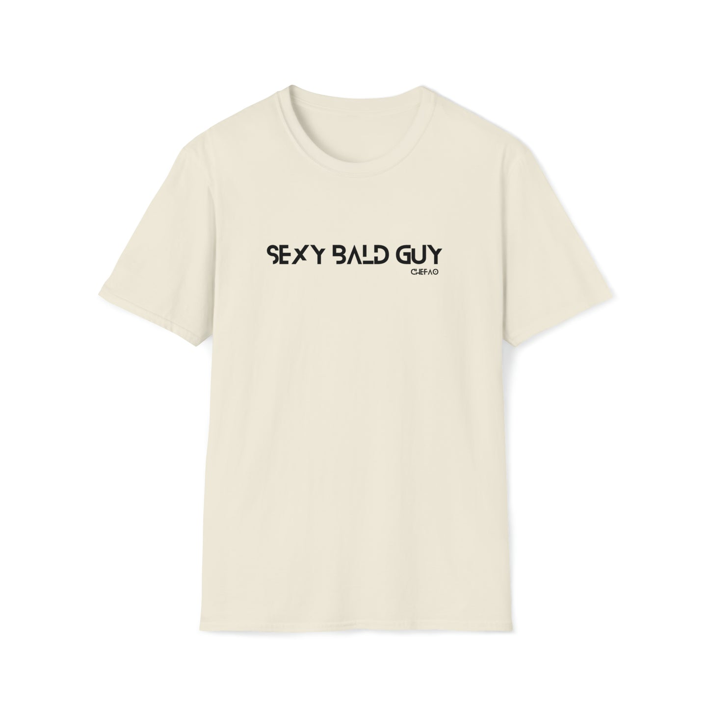 Sexy Bald Guy I, Unisex Softstyle T-Shirt