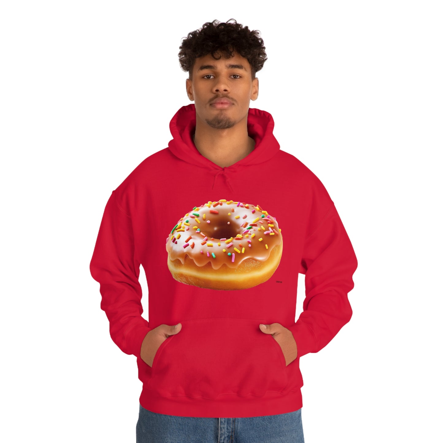 Sprinkled Donut, Unisex Heavy Blend Hooded Sweatshirt