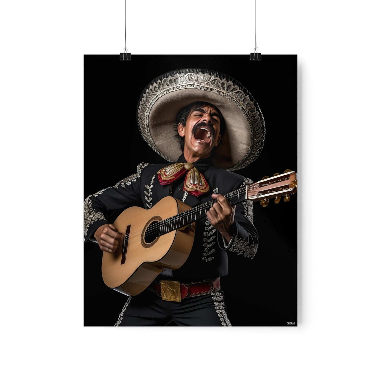 Mariachi Man, Premium Matte Vertical Posters