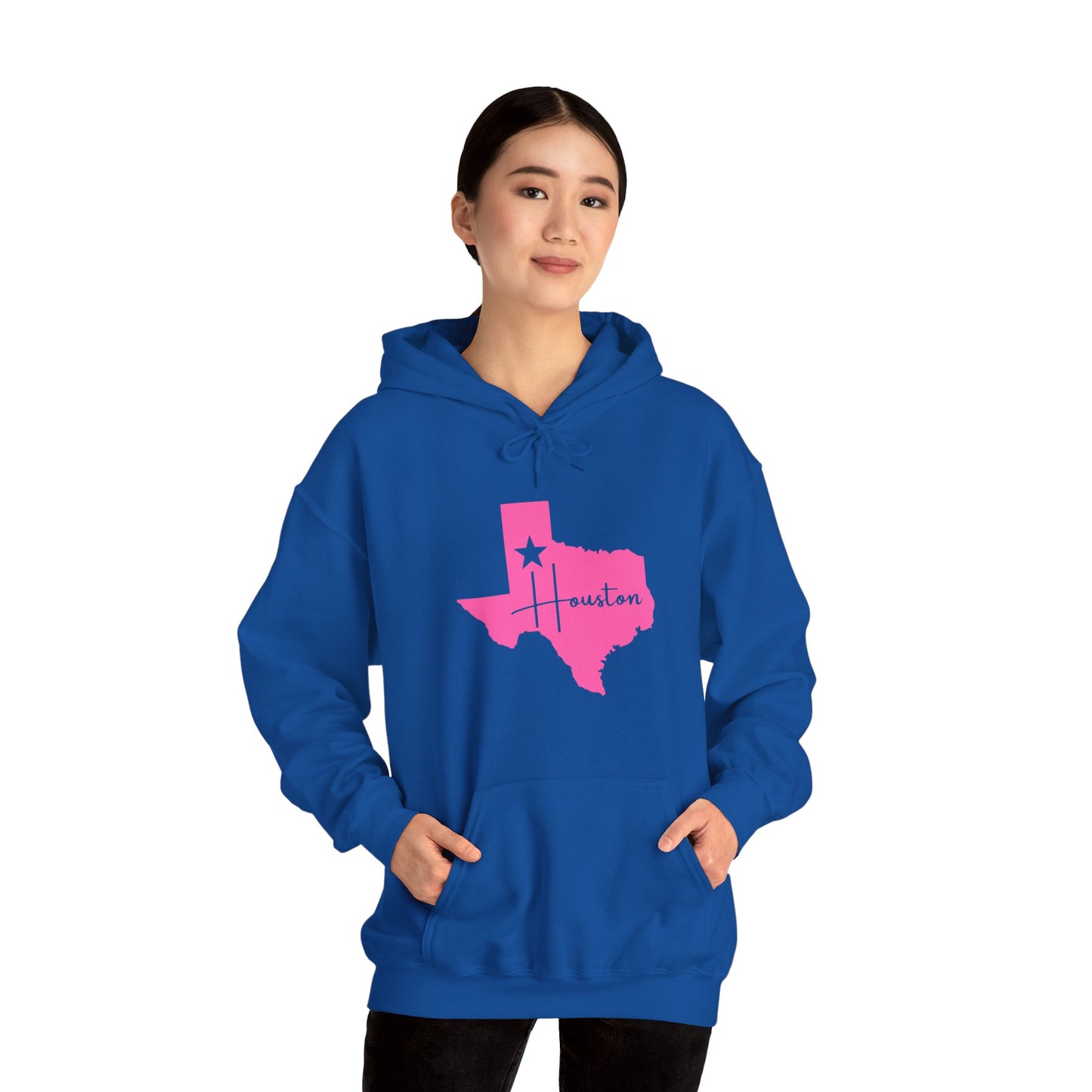 Chefao Houston, Texas I, Unisex Heavy Blend Hooded Sweatshirt