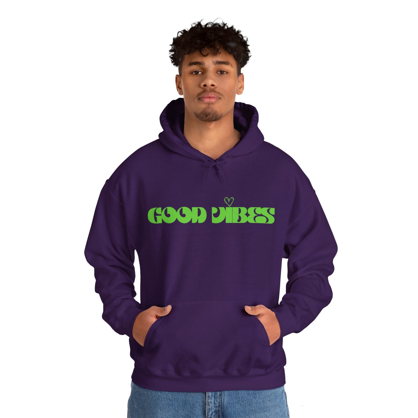 Good Vibes I, Unisex Heavy Blend™ Hooded Sweatshirt