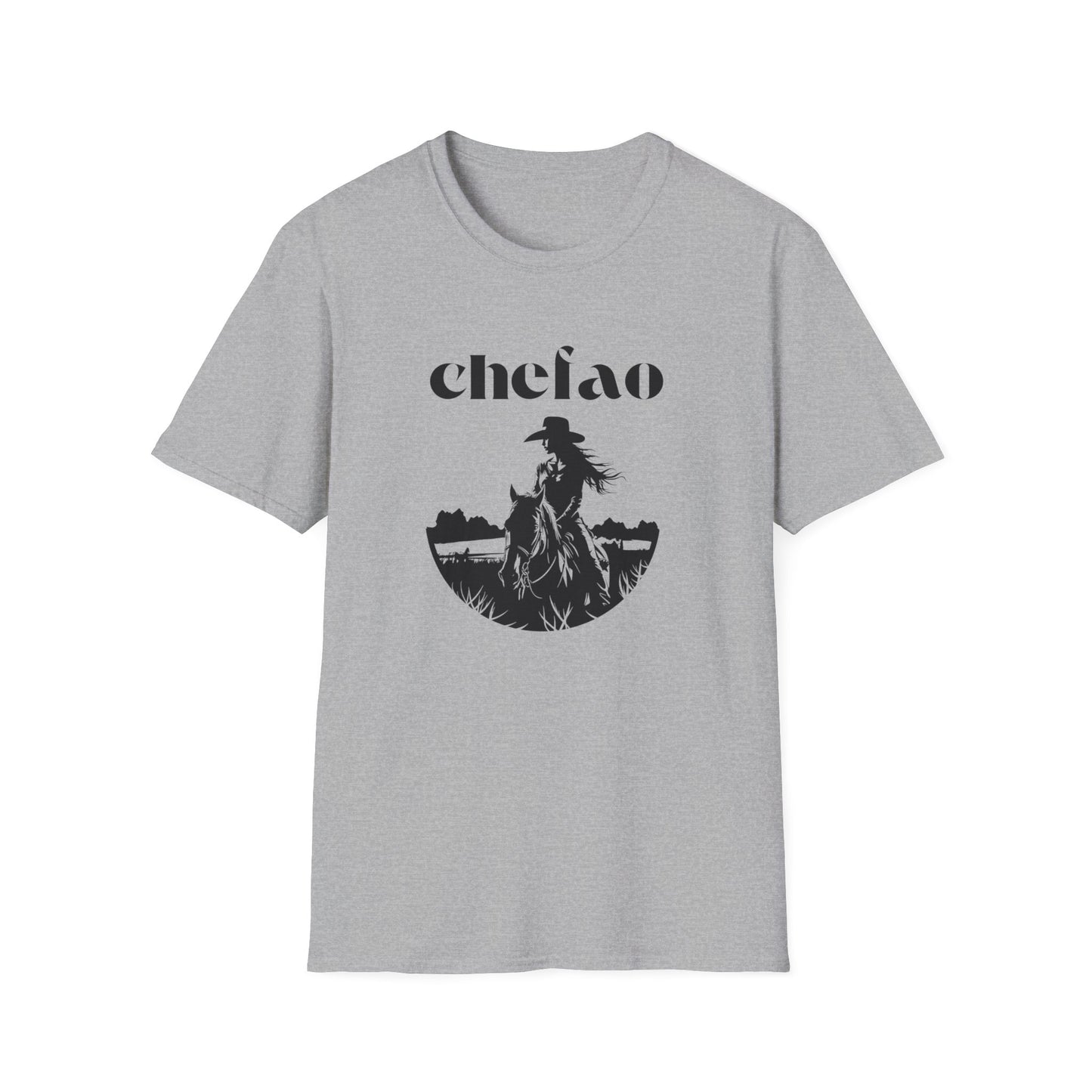 Chefao Cowgirl IV, Unisex Softstyle T-Shirt