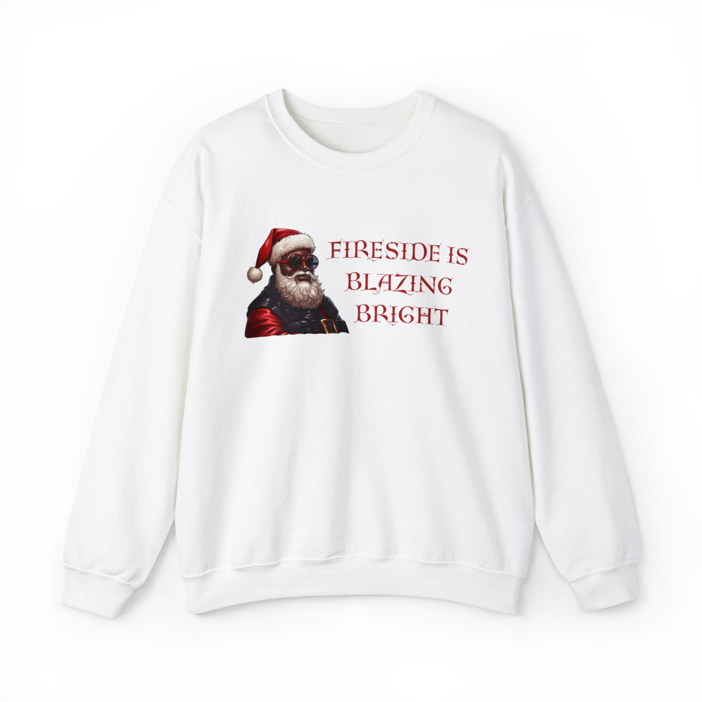 Fireside is Blazing Bright, Unisex Heavy Blend Crewneck Sweatshirt