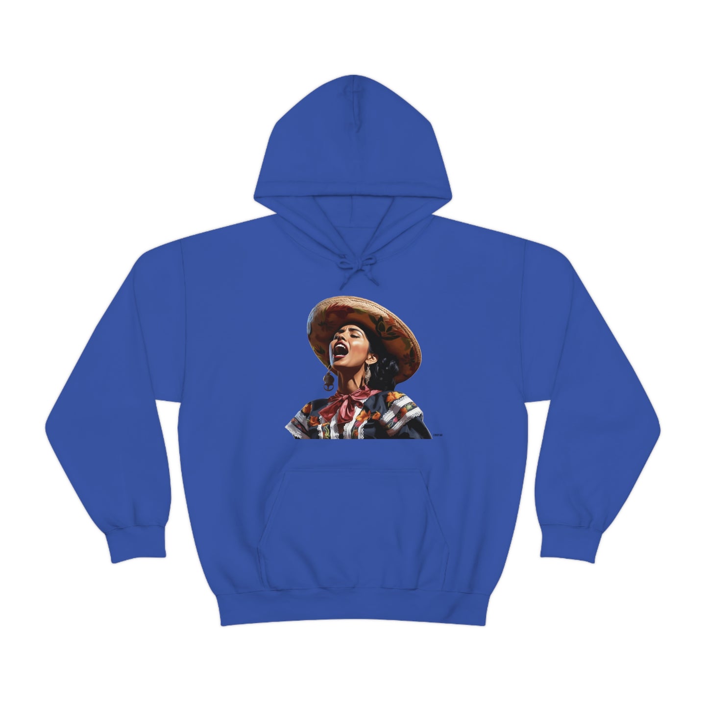 Mariachi Woman, Unisex Heavy Blend Hooded Sweatshirt