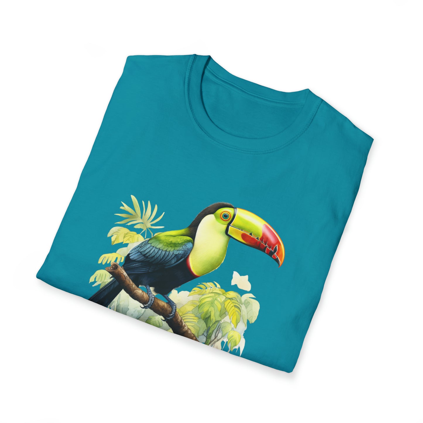 Keel Billed Toucan I,, Unisex Softstyle T-Shirt