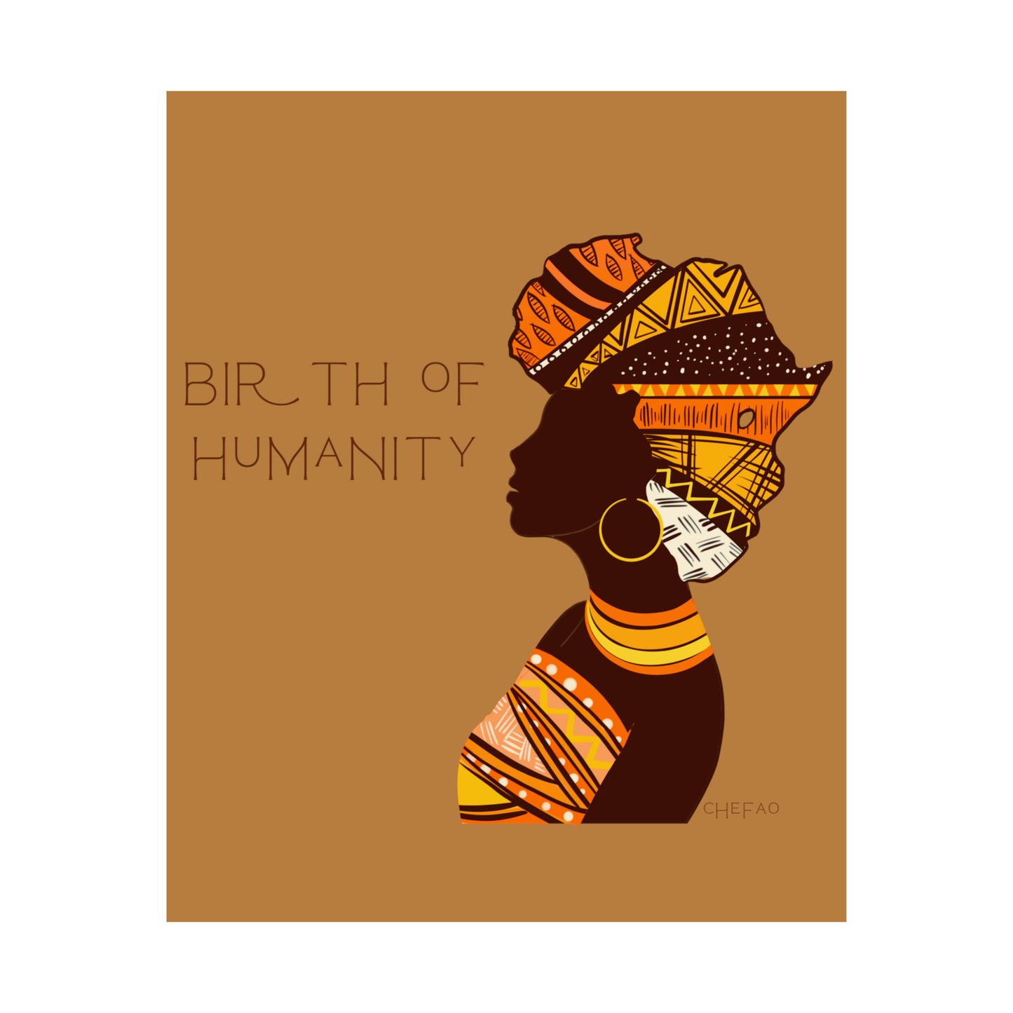 Birth of Humanity™ I, Matte Vertical Posters