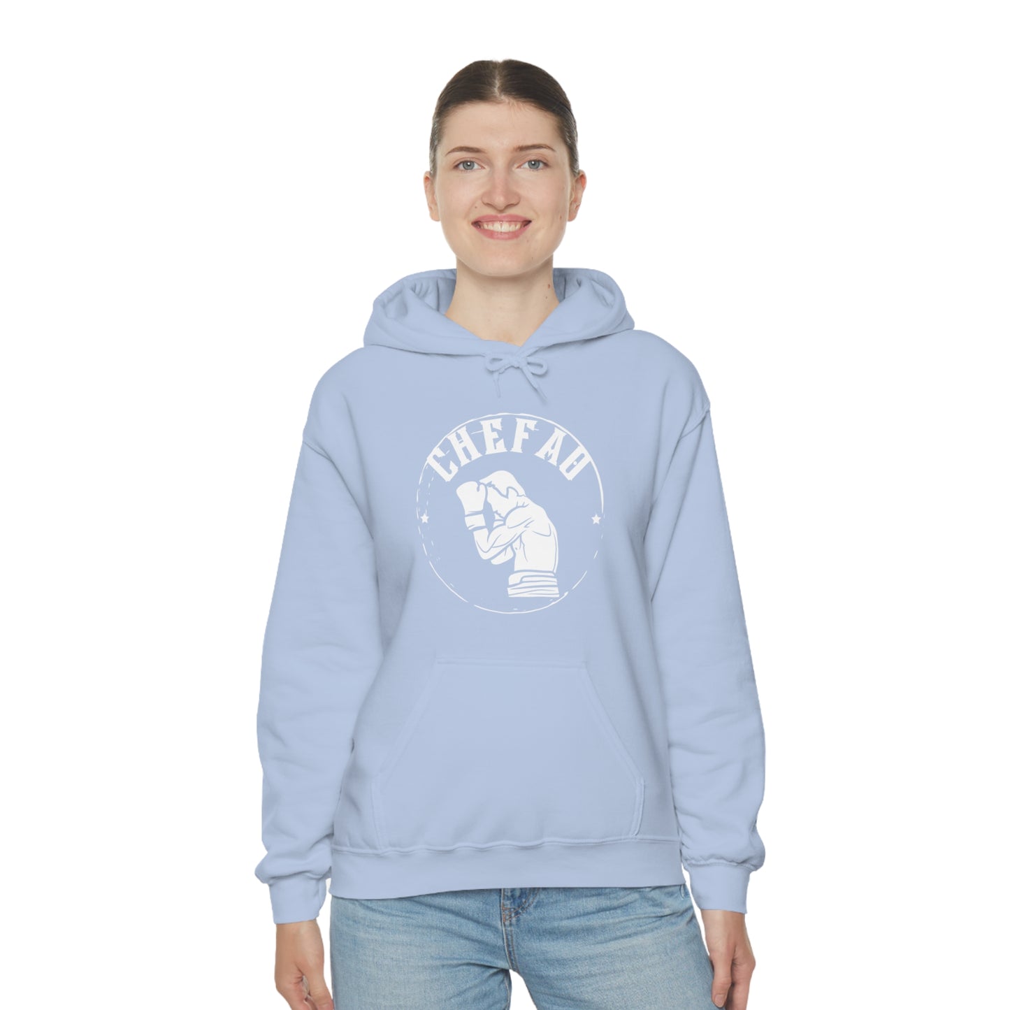 Chefao Boxer I, Unisex Heavy Blend Hooded Sweatshirt