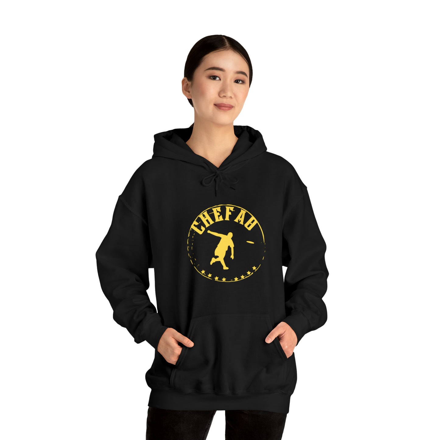 Chefao Frisbee I, Unisex Heavy Blend Hooded Sweatshirt