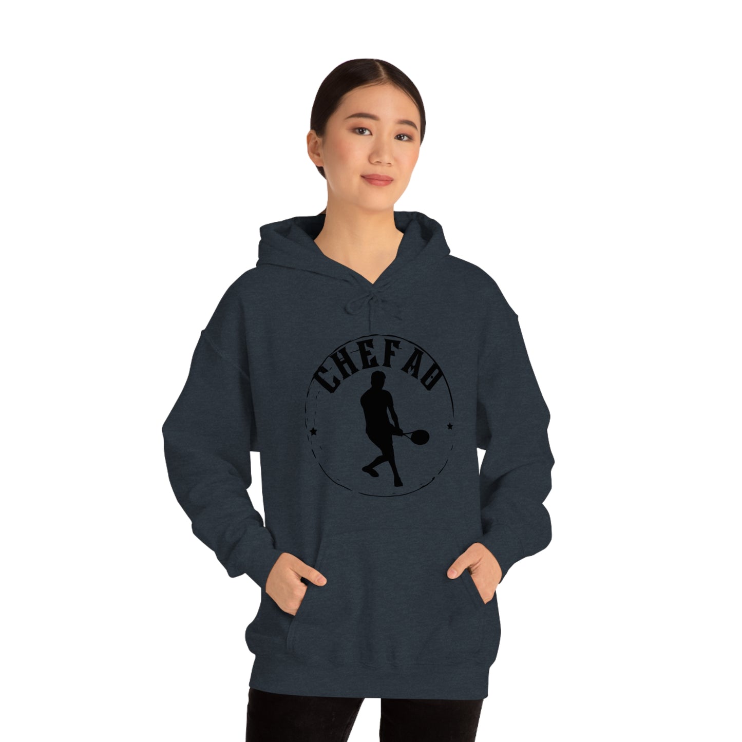 Chefao Tennis II, Unisex Heavy Blend Hooded Sweatshirt