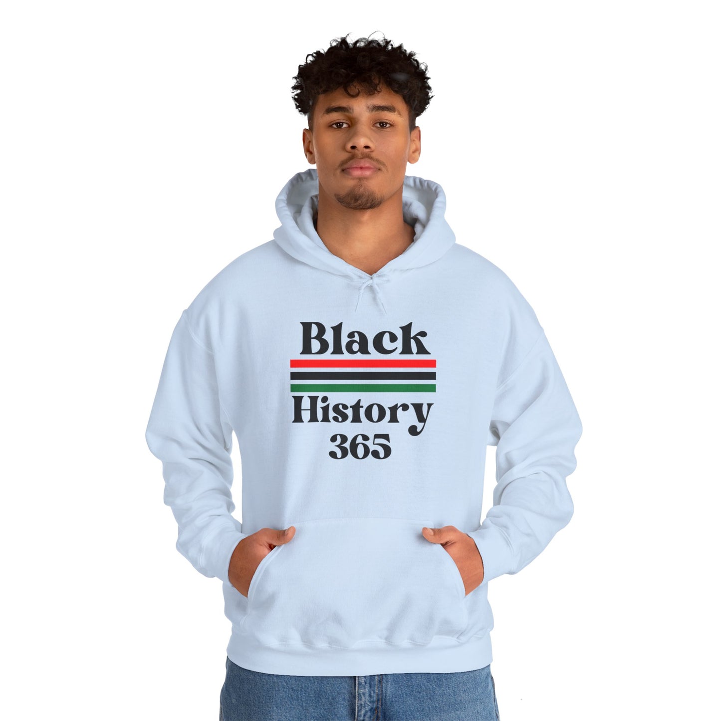 Chefao Black History 365, Unisex Heavy Blend Hooded Sweatshirt