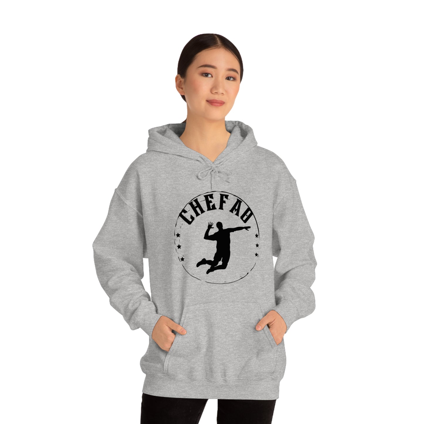 Chefao Volleyball I, Unisex Heavy Blend Hooded Sweatshirt