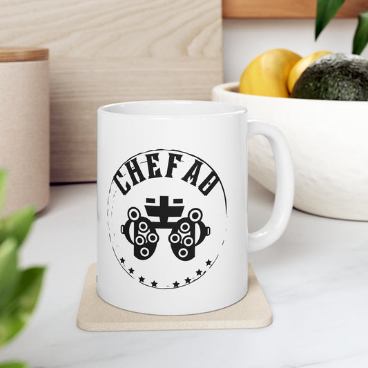 Chefao Ophthalmology II, White Coffee Mug, 11oz