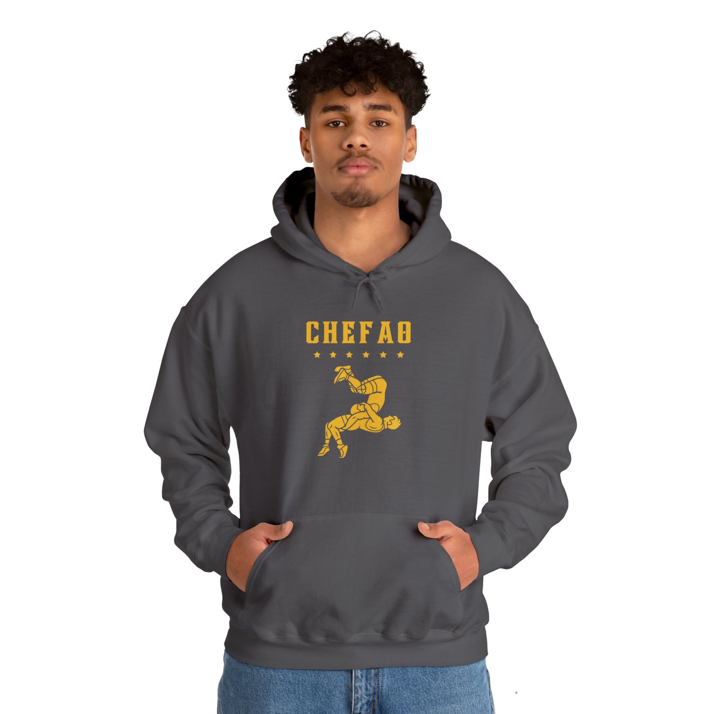 Chefao Wrestling VI, Unisex Heavy Blend Hooded Sweatshirt