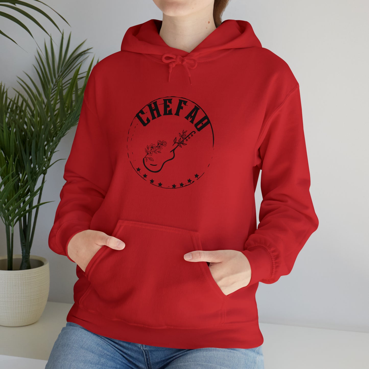 Chefao Guitar I, Unisex Heavy Blend Hooded Sweatshirt