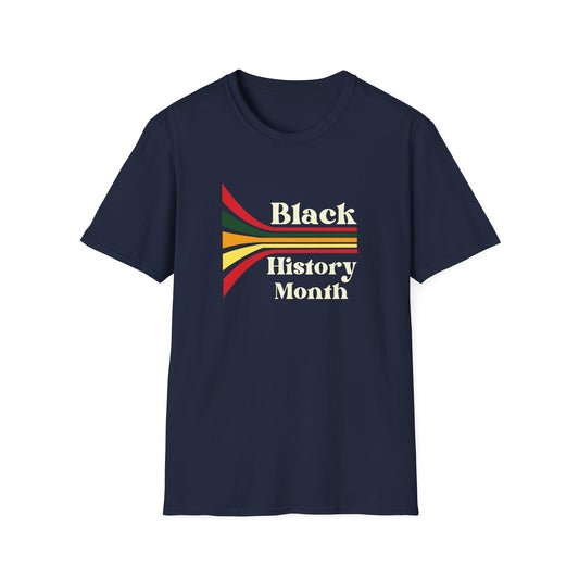 Chefao Retro Black History Month Emblem III, Unisex Softstyle T-Shirt