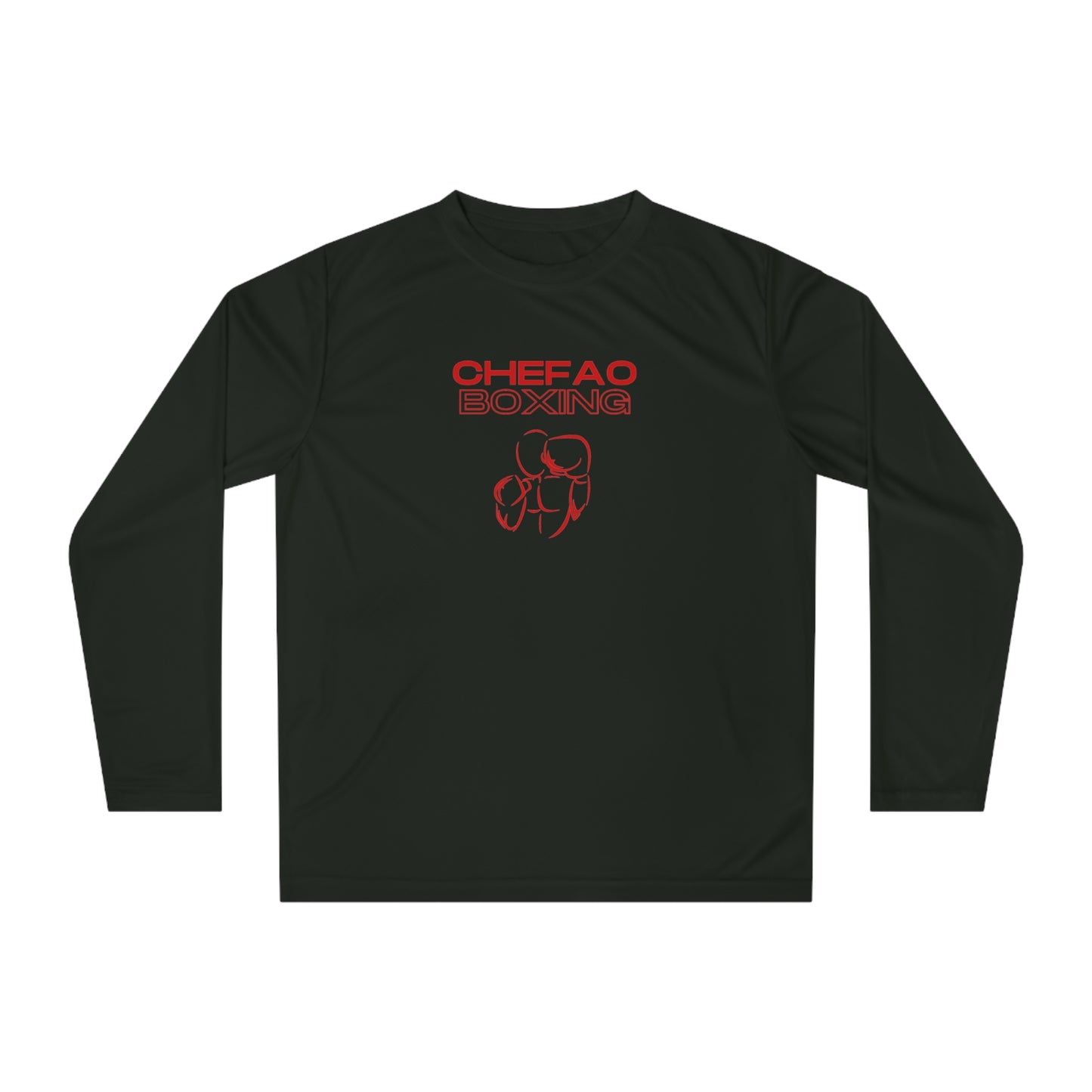 Chefao Boxing IV, Unisex Performance Long Sleeve Shirt