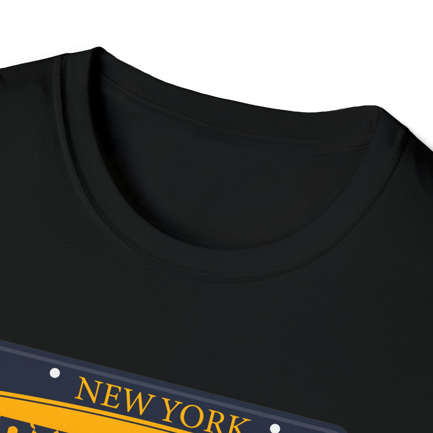 Chefao New York License Plate I, Unisex Softstyle T-Shirt