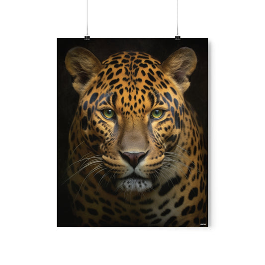 Captivation of a Jaguar, Premium Matte Vertical Posters