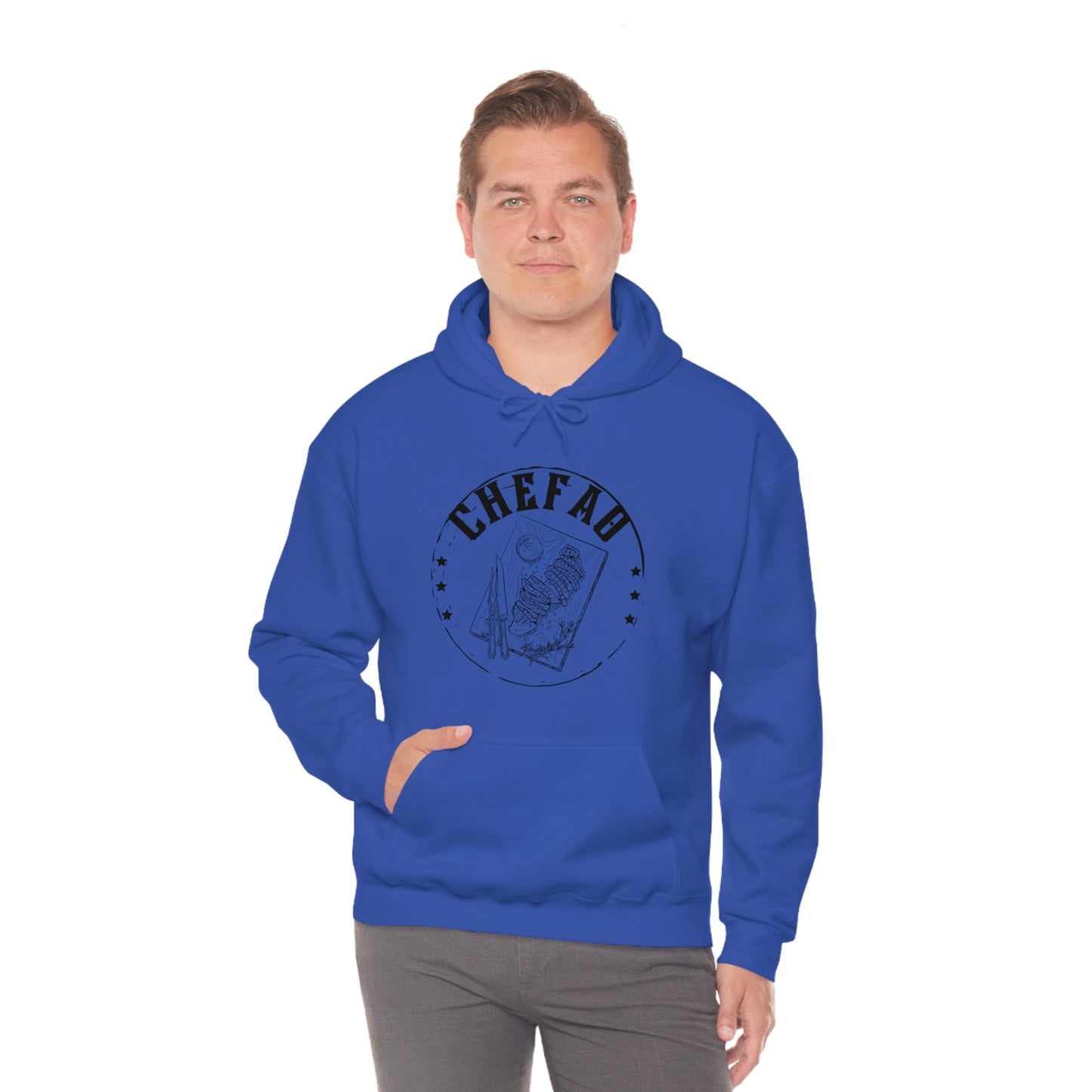 Chefao Barbque, Unisex Heavy Blend Hooded Sweatshirt