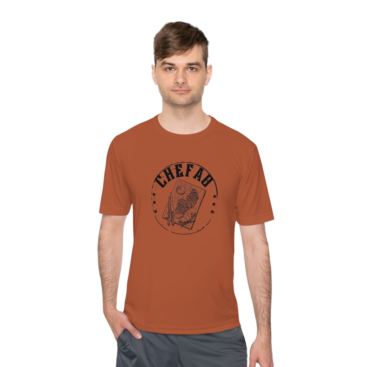 Chefao Barbque, Unisex Moisture Wicking Tee