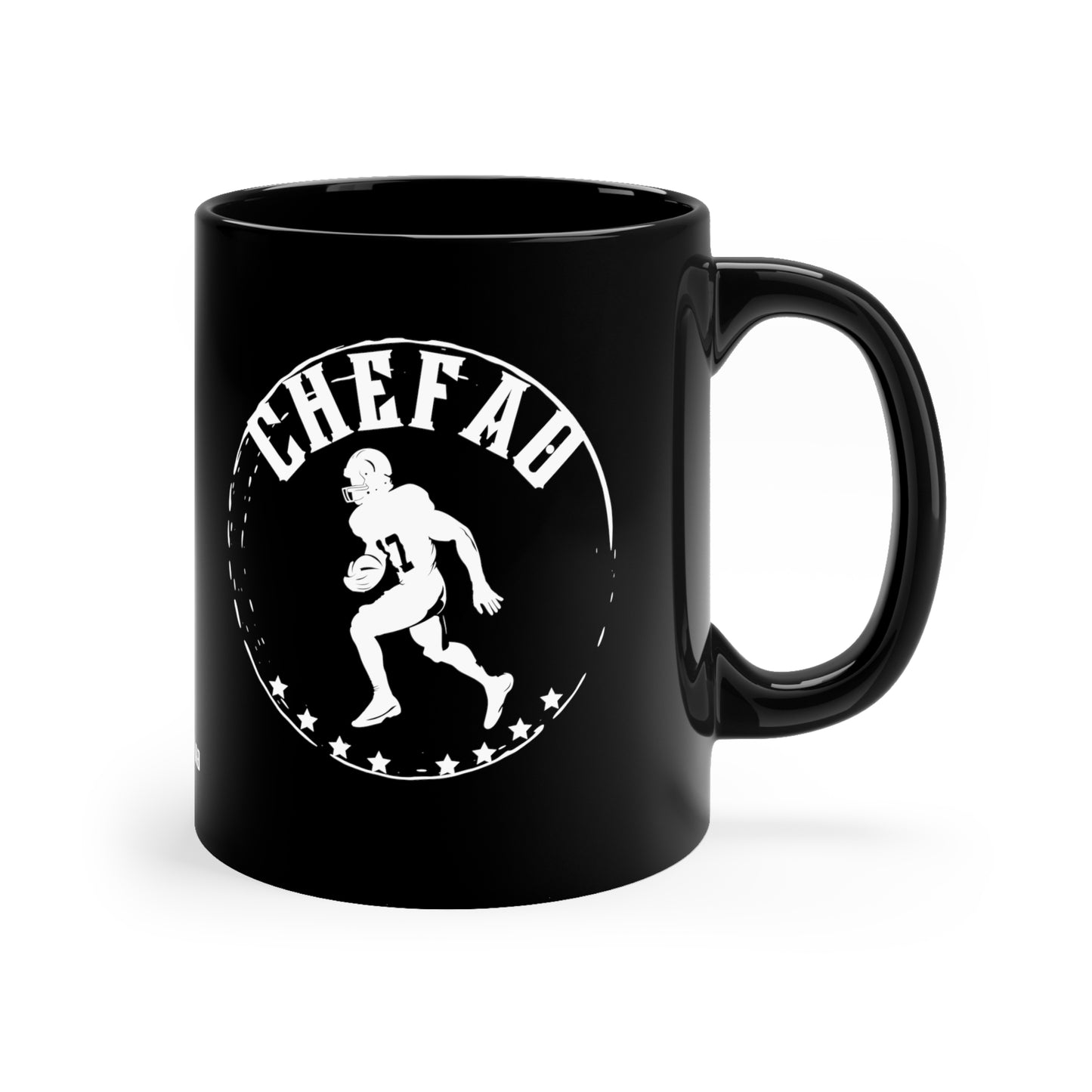 Chefao Football II, Black Coffee Mug, 11oz