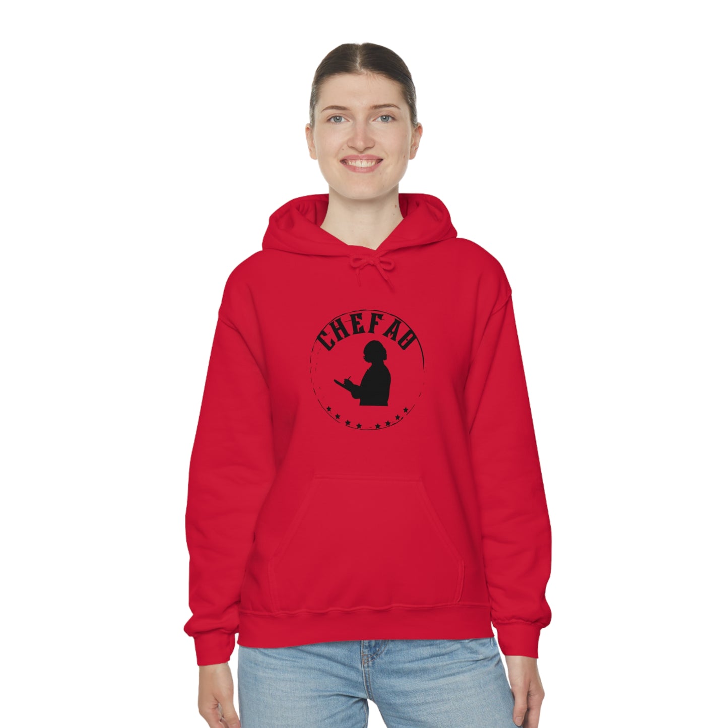 Chefao Teacher I, Unisex Heavy Blend Hooded Sweatshirt