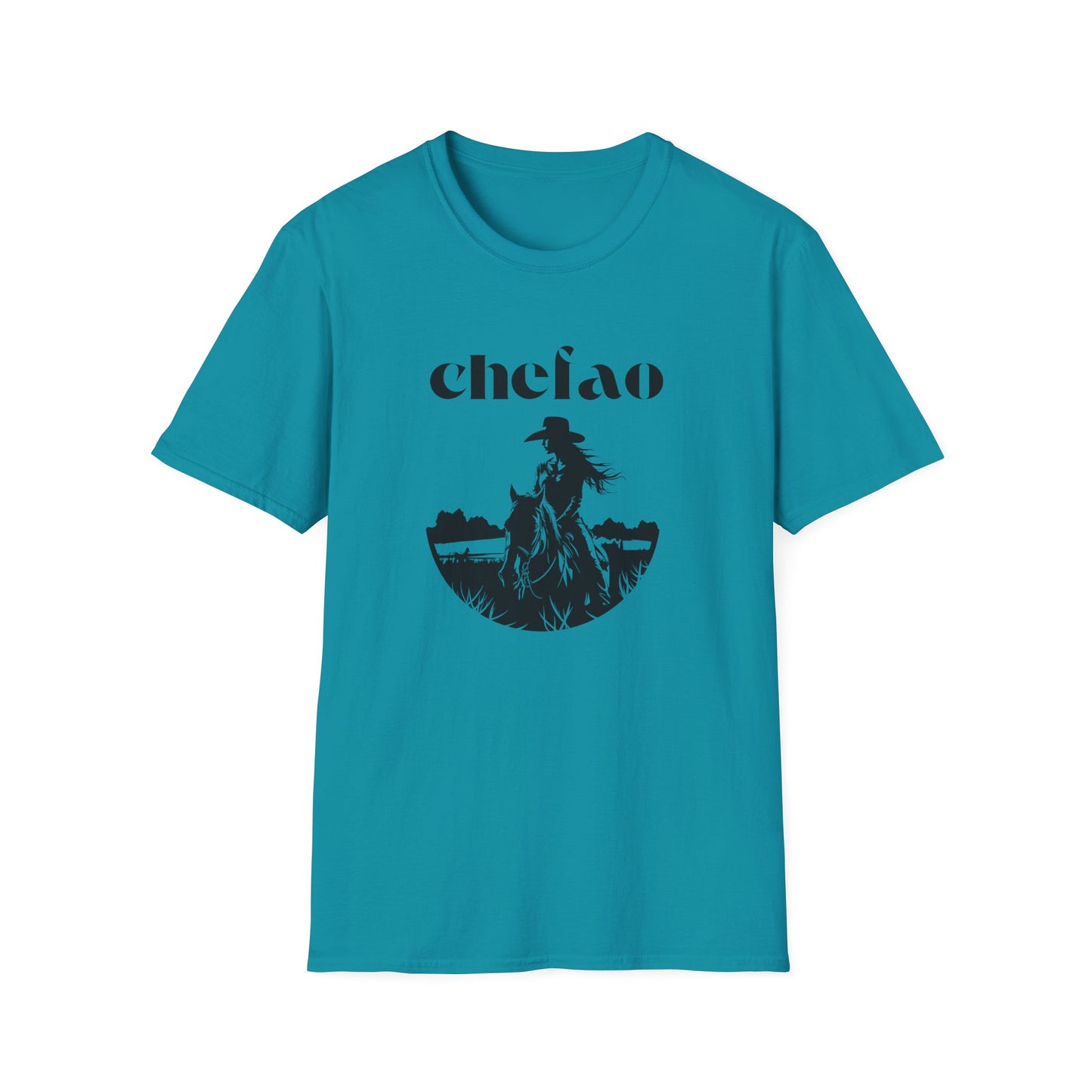 Chefao Cowgirl IV, Unisex Softstyle T-Shirt