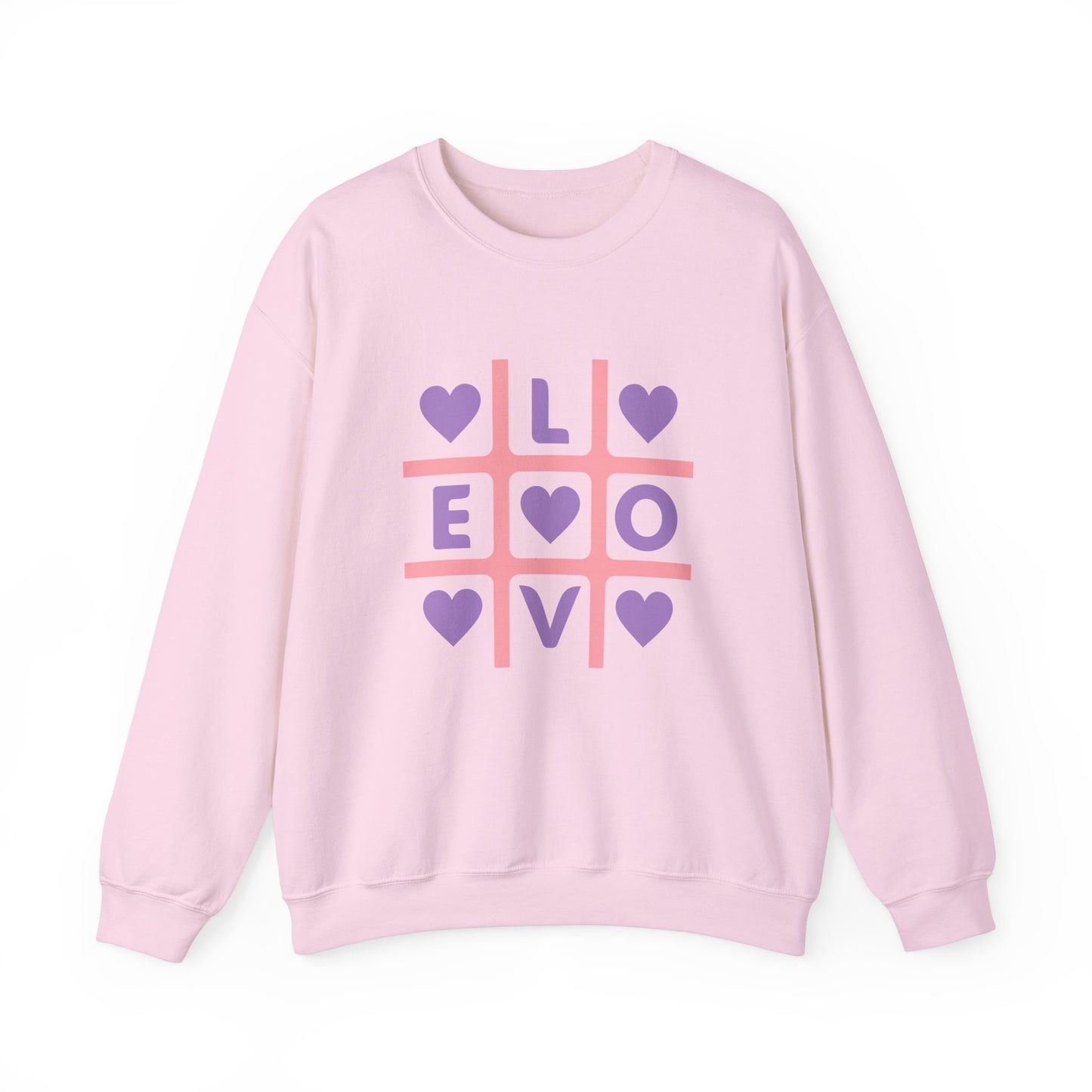 Chefao Love Tic Tac Toe I, Unisex Heavy Blend™ Crewneck Sweatshirt