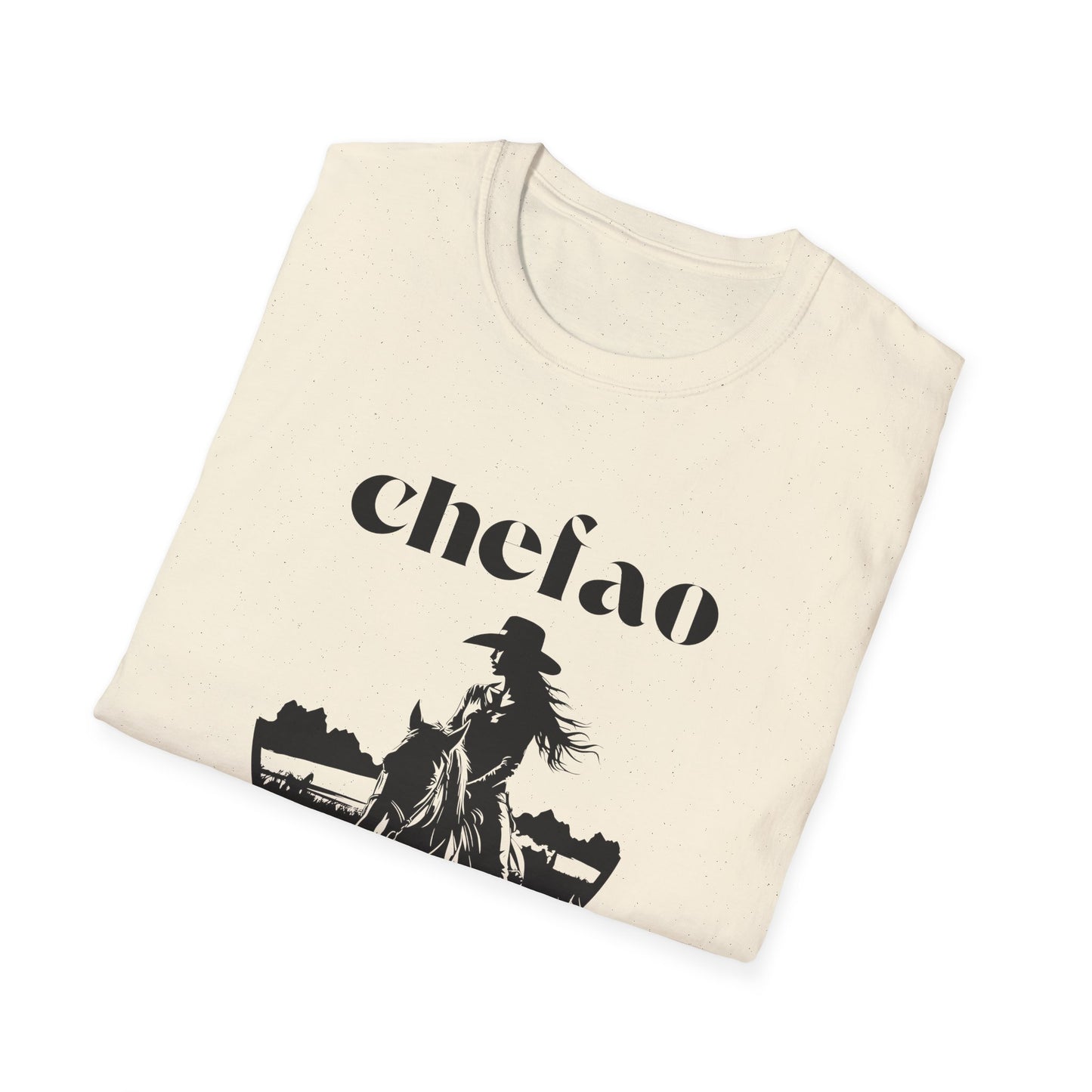 Chefao Cowgirl IV, Unisex Softstyle T-Shirt