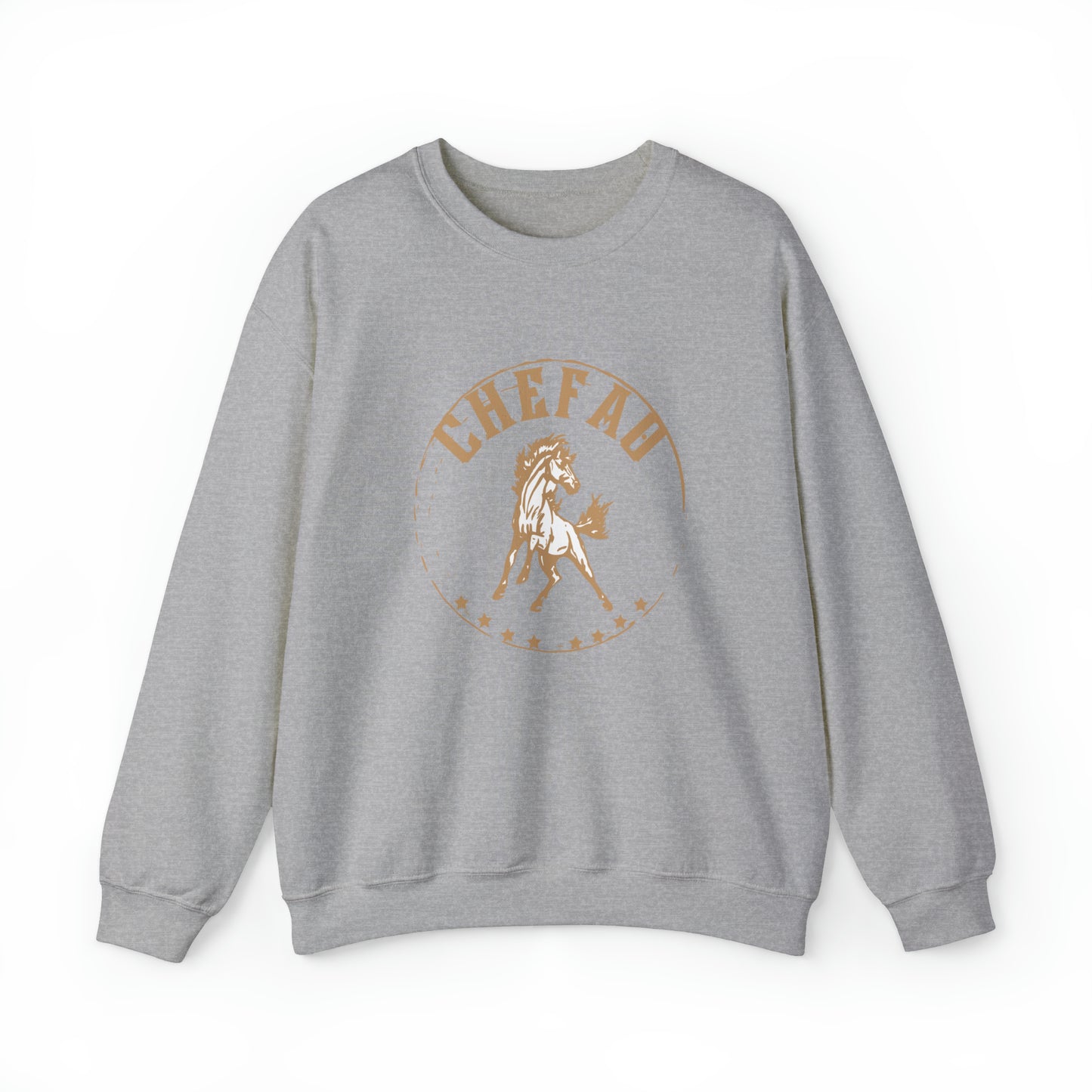 Chefao Horse II, Unisex Heavy Blend Crewneck Sweatshirt