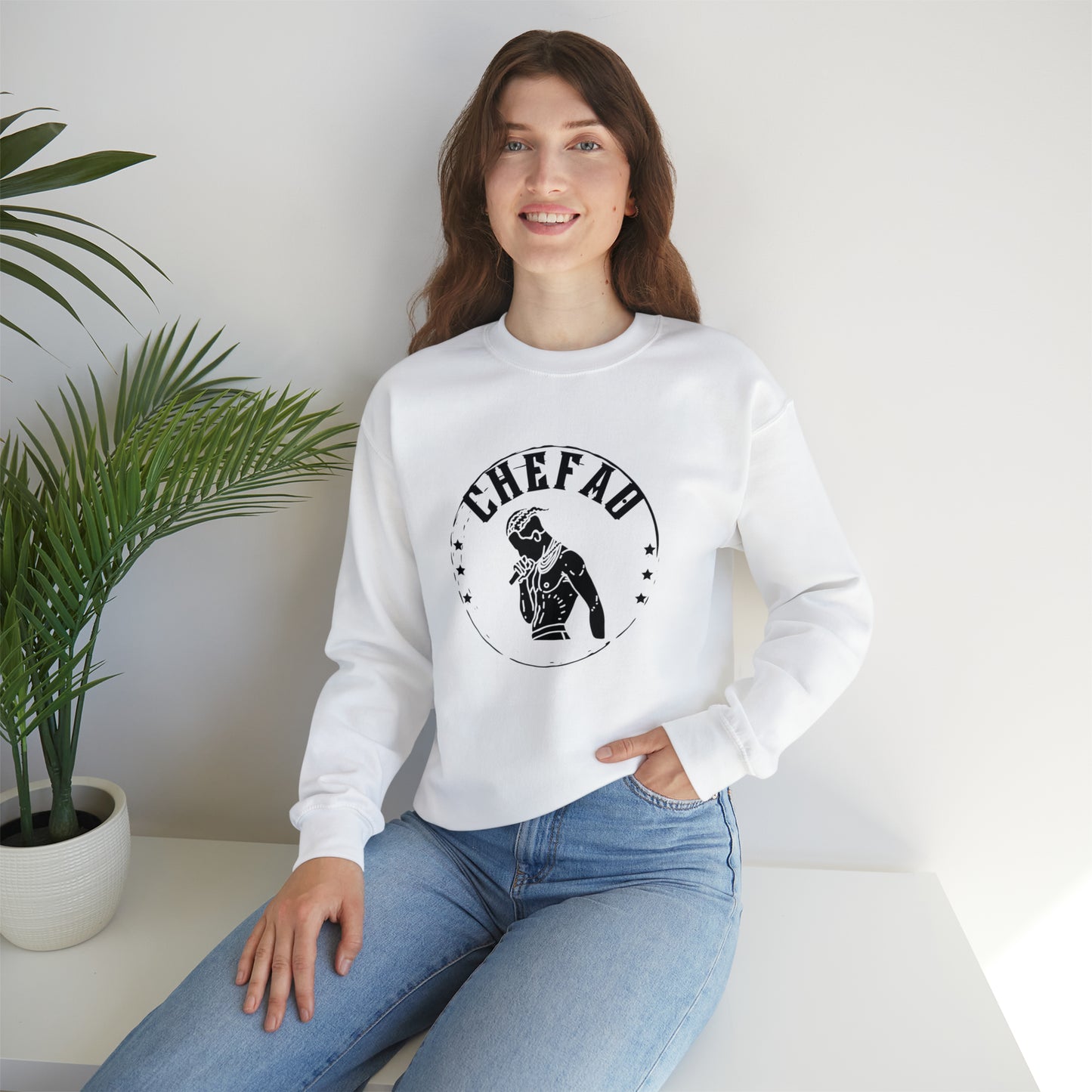 Chefao Rap III, Unisex Heavy Blend Crewneck Sweatshirt