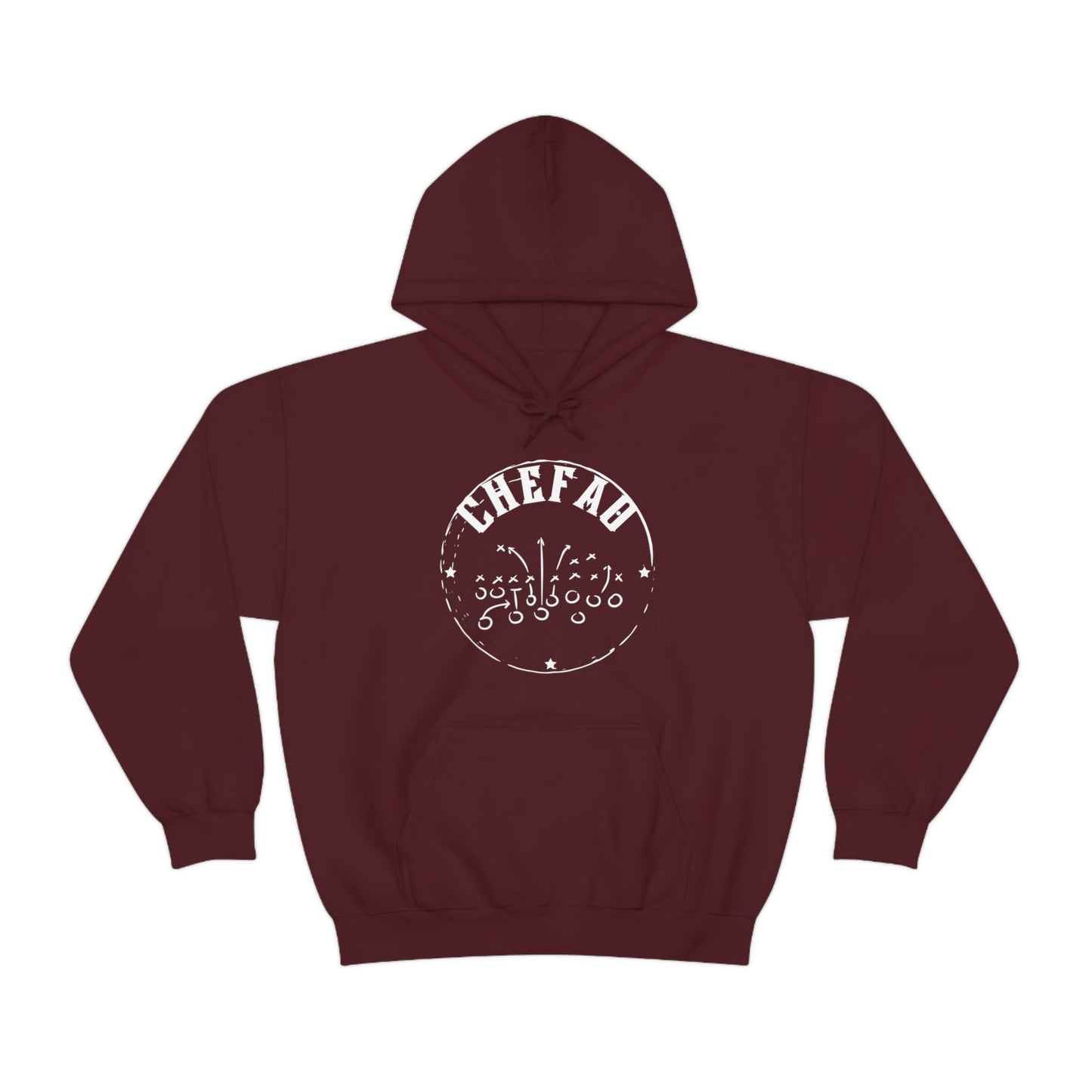 Chefao Football I, Unisex Heavy Blend Hooded Sweatshirt