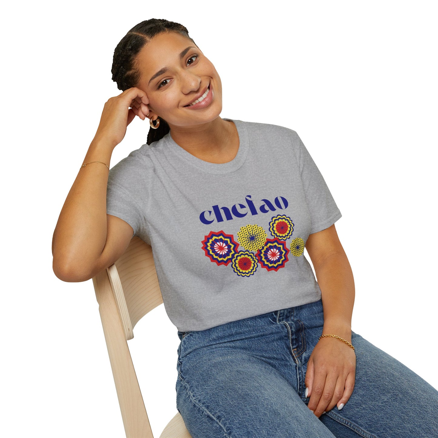 Chefao Paper Fans I, Unisex Softstyle T-Shirt