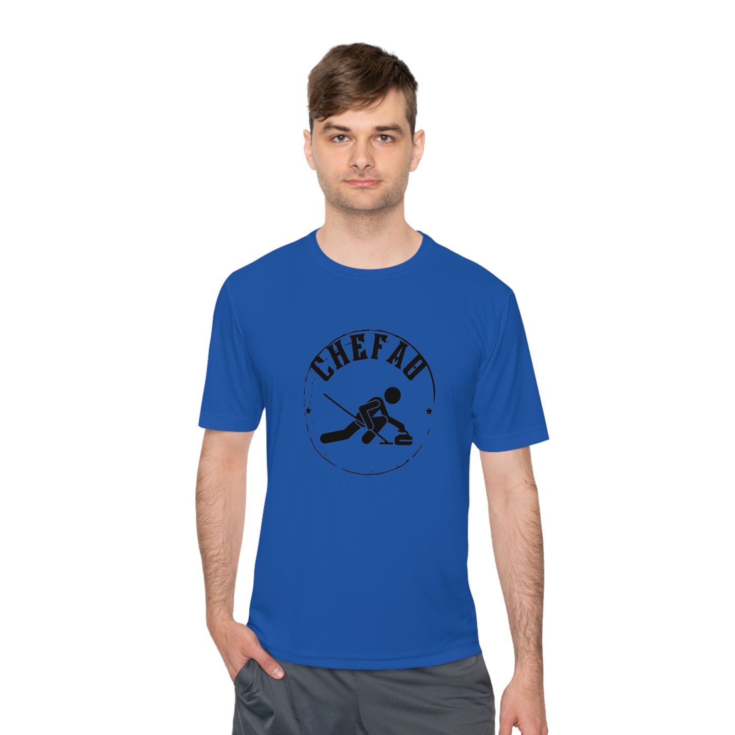 Chefao Curling I, Unisex Moisture Wicking Tee