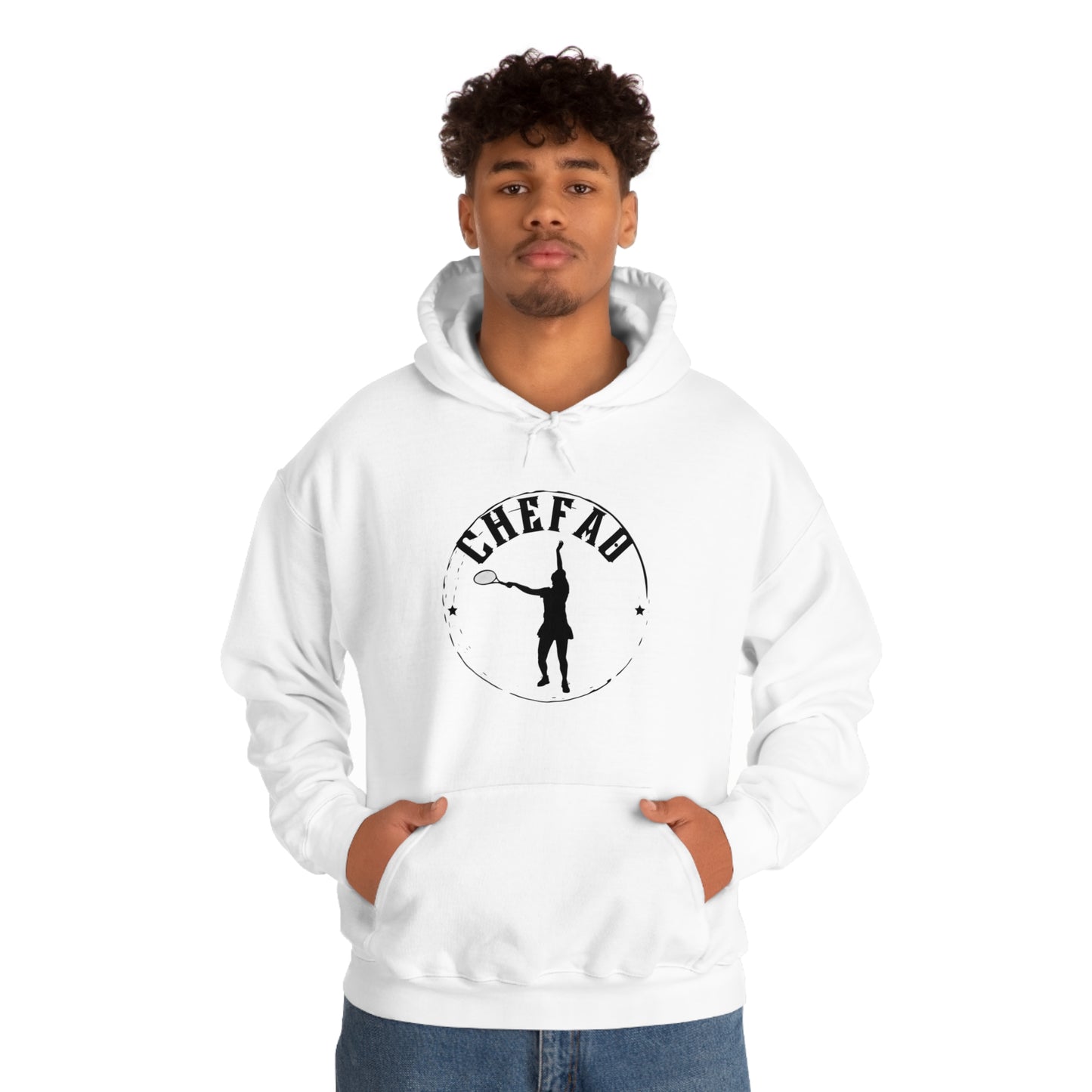 Chefao Tennis I, Unisex Heavy Blend Hooded Sweatshirt