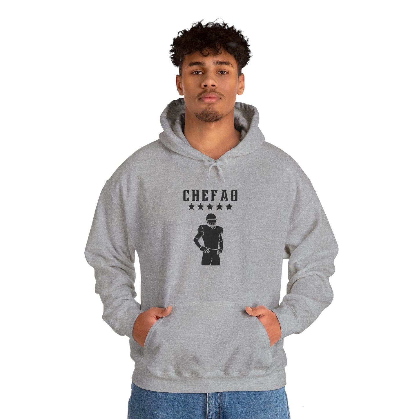 Chefao Football III, Unisex Heavy Blend Hooded Sweatshirt