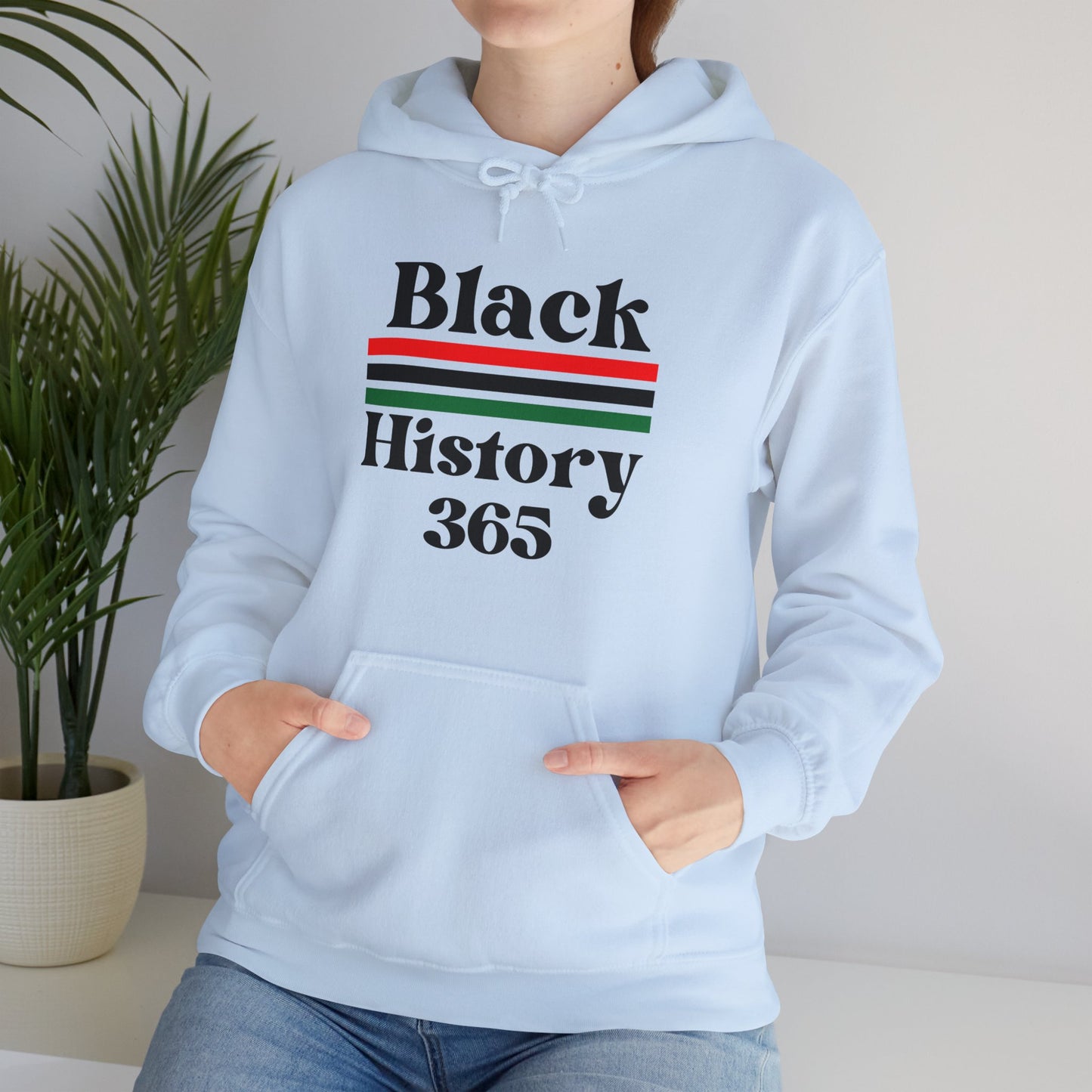 Chefao Black History 365, Unisex Heavy Blend Hooded Sweatshirt