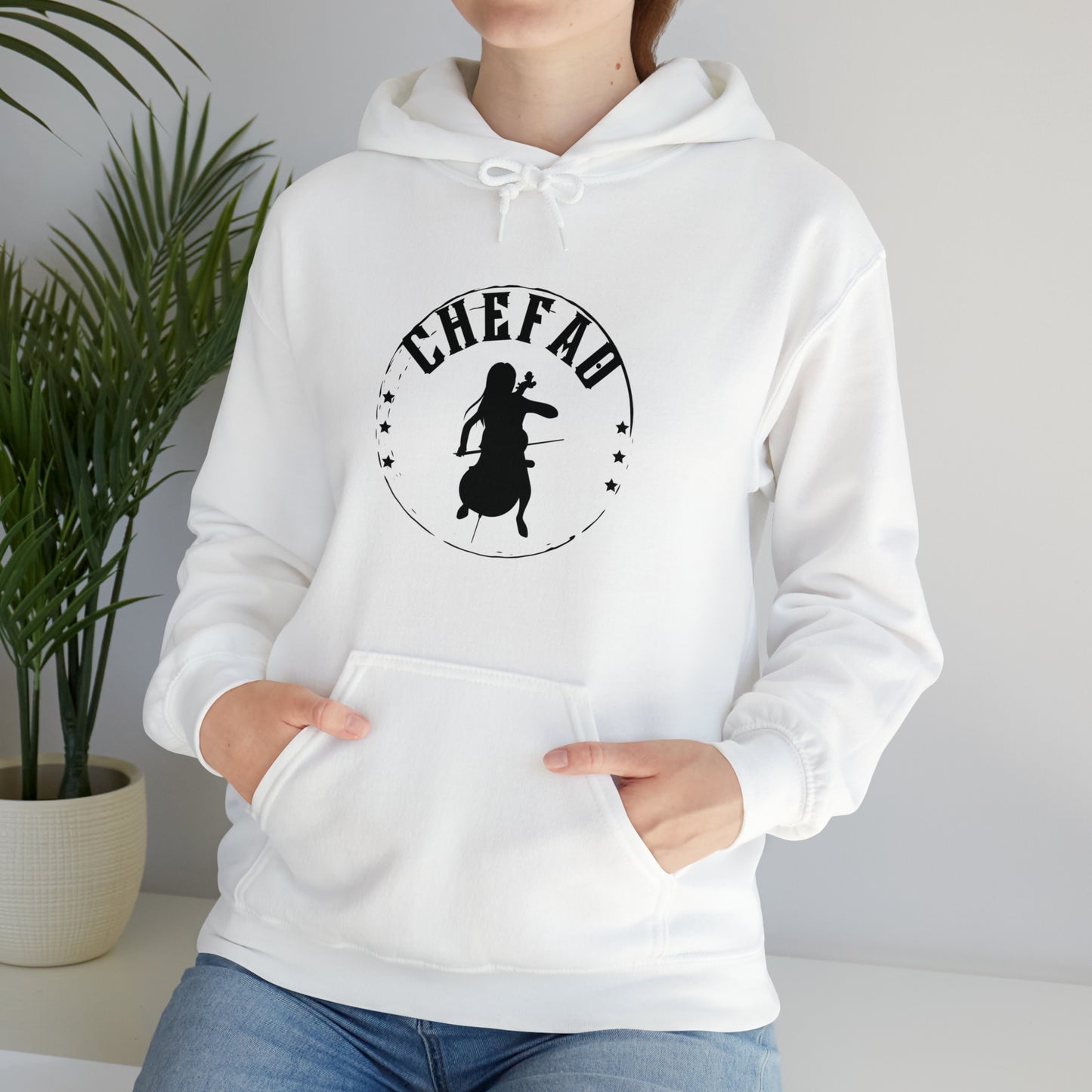 Chefao Cello I, Unisex Heavy Blend Hooded Sweatshirt