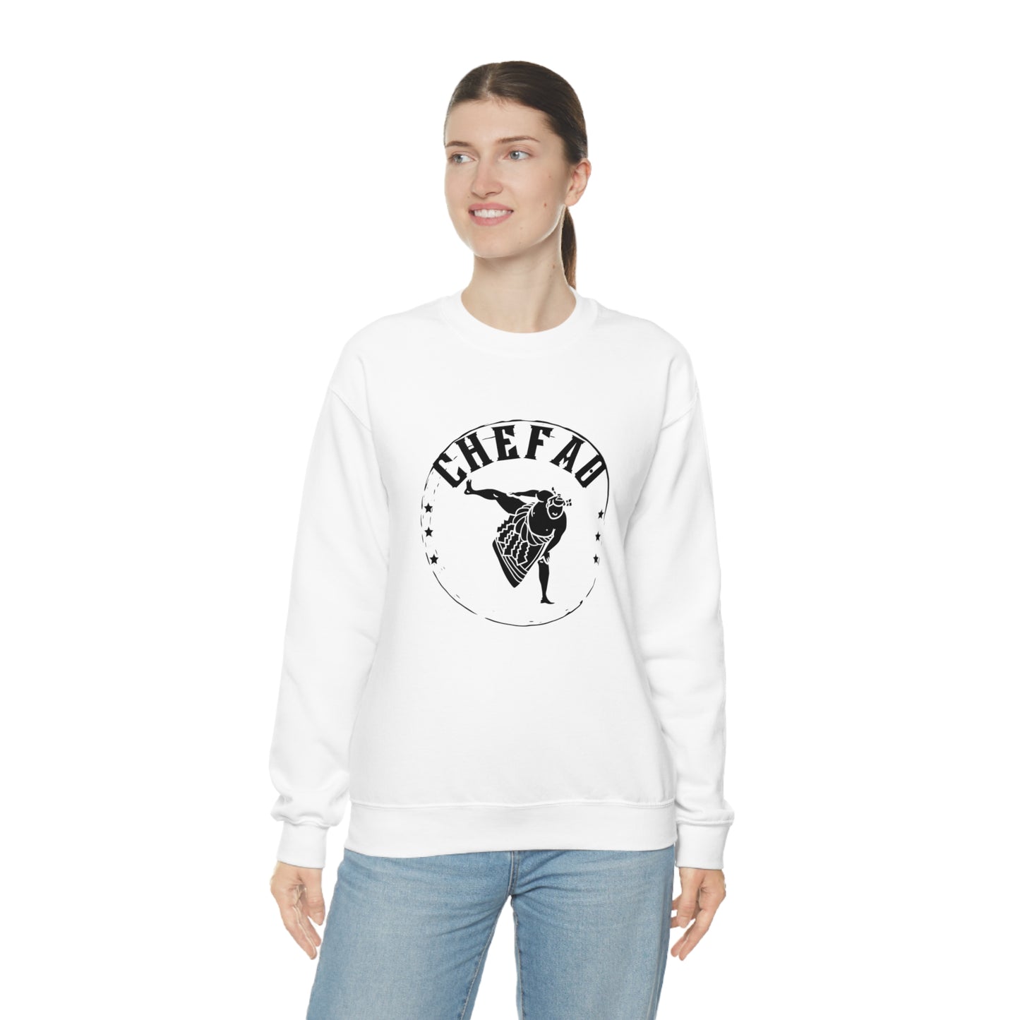 Chefao Sumo I, Unisex Heavy Blend Crewneck Sweatshirt