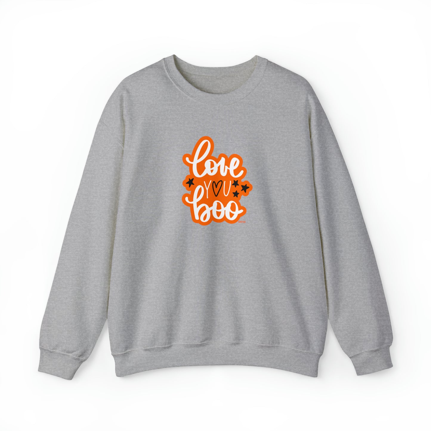 Love You Boo, Unisex Heavy Blend Crewneck Sweatshirt