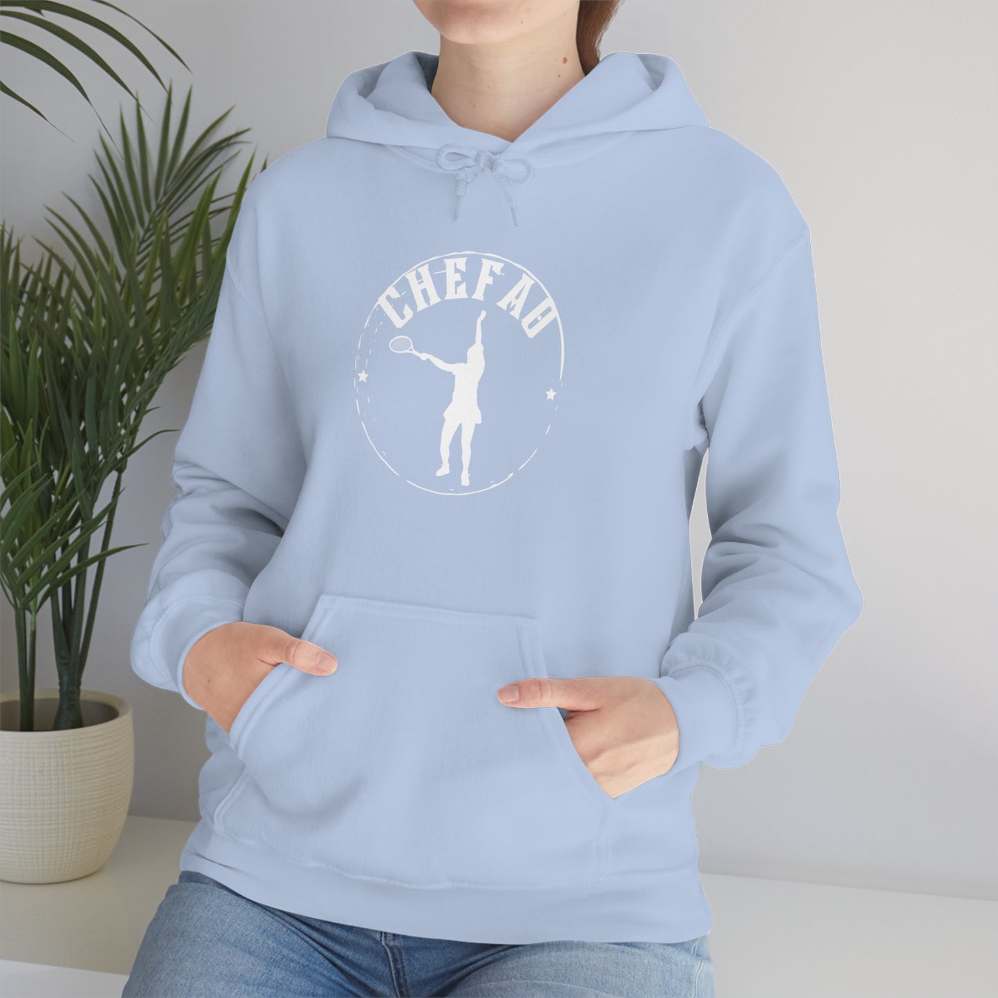 Chefao Tennis I, Unisex Heavy Blend Hooded Sweatshirt